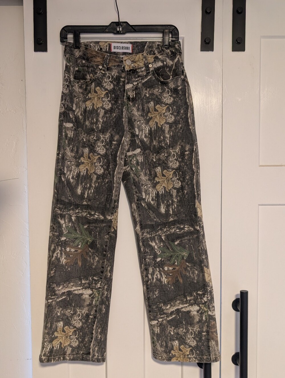 Women's Straight Leg Low Rise Camo Jeans Size 0